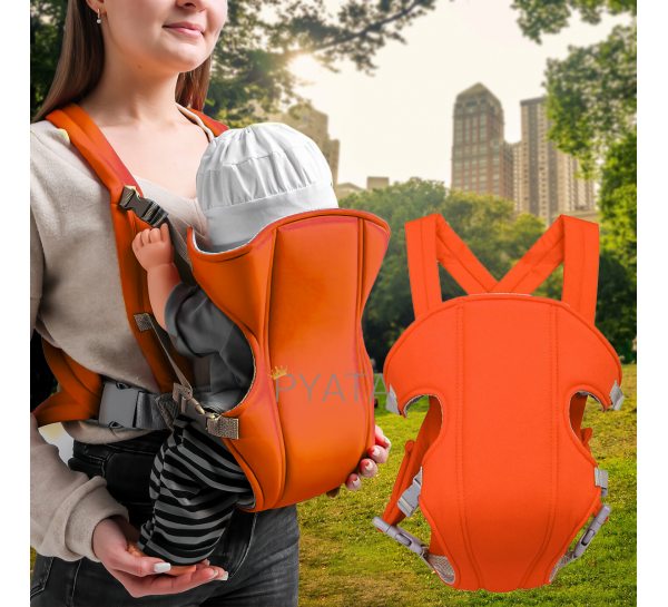 Рюкзак слінг сумка кенгуру для перенесення дитини Baby Carriers Помаранчевий