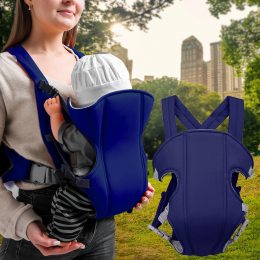 Рюкзак слинг сумка кенгуру для переноски ребенка Baby Carriers Темно-синий