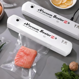 Кухонний вакуумний пакувальник харчових продуктів, вакууматор Vacuum sealer Z Білий