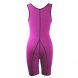 Жіночий стягуючий костюм для схуднення з ефектом сауни Body Shaper Рожевий р XXL