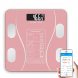 Напольные  смарт-весы с приложением для телефона Scale One Розовые