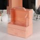 Акриловый настольный органайзер для косметики Cosmetic Storage Box LD GW 880 Розовый (205)