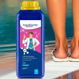 Жидкая химия для бассейнов против водорослей и зелени AquaDoctor AC 1л