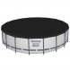 Каркасный семейный круглый бассейн с насосом, тентом-крышкой и лестницей в комплекте BestWay "Steel Pro Max" 56462 23062 л (IGR24)