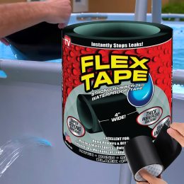 Надсильна водонепроникна ізоляційна клейка стрічка Flex Tape 1,2 м (205)