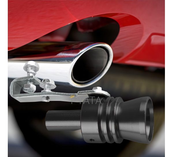 Автомобільний турбо звуковий свисток на вихлопну трубу Turbo Sound EL­1290 (S 1.0­1.6L) Чорний