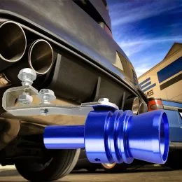 Автомобільний свисток турбо-звуковий на глушник-вихлопну трубу Turbo Sound SOUND For Car EL-1290 M 1.62.0L Синій (237)