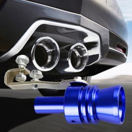 Автомобильный турбо-звуковой свисток на глушитель-выхлопную трубу Turbo Sound SOUND For Car EL-1290 L 2.0­2.4L Синий (237)