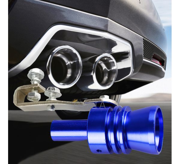 Автомобільний свисток турбо-звуковий на глушник-вихлопну трубу Turbo Sound SOUND For Car EL-1290 L 2.0­2.4L Синій (237)