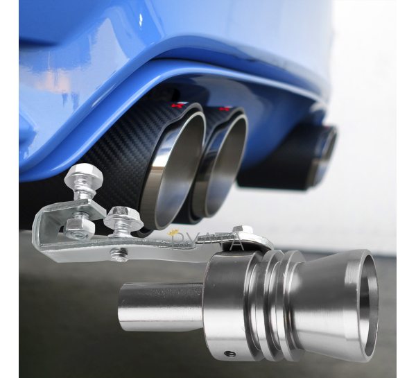 Автомобільний свисток турбо-звуковий на глушник-вихлопну трубу Turbo Sound SOUND For Car EL-1290 XL 2.4L Сірий (237)