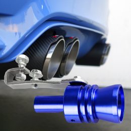 Автомобильный турбо-звуковой свисток на глушитель-выхлопную трубу Turbo Sound SOUND For Car EL-1290 XL 2.4L Синий (237)