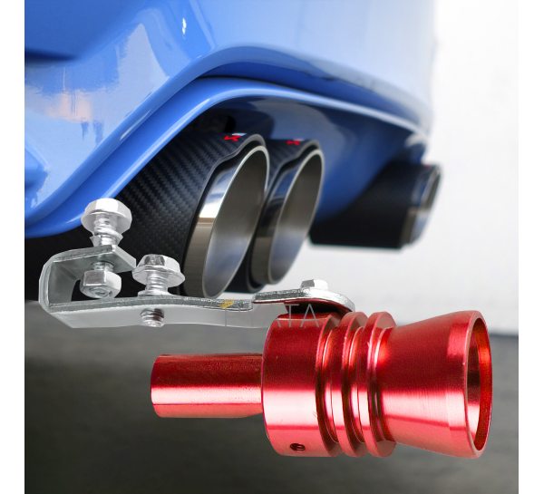 Автомобільний свисток турбо-звуковий на глушник-вихлопну трубу Turbo Sound SOUND For Car EL-1290 XL 2.4L Червоний (237)
