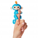 Дитяча інтерактивна іграшка мавпочка зі звуковими ефектами Fingerlings Синій