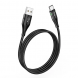 Зарядный плетенный кабель для зарядки телефона HOCO U93 Shadow USB-Type-C Черный (206)