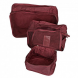 Набір дорожніх сумок-органайзерів для подорожей 6в1 Laundry Pouch Бордовий (205)