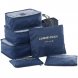 Набір дорожніх сумок-органайзерів для подорожей 6в1 Laundry Pouch Темно-синій (205)