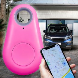 Пошуковий GPS брелок-трекер Itag Bluetooth 4.0 Anti Lost iOS/Android Рожевий