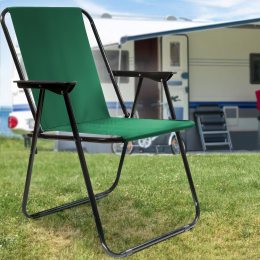 Розкладне туристичне крісло для пікніка та риболовлі Зелене (205)