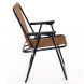 Розкладне туристичне крісло для пікніка та риболовлі Коричневе (205)
