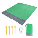 Водонепроницаемый коврик подстилка-покрывало для моря и пикника 150x140 см Зеленый (205)