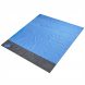 Водонепроникний килимок підстилка-покривало для моря та пікніка 210x200 см Синій (205)