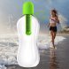 Спортивна пляшка для питної води з фільтром для води BOTTLE 550мл Зелена (205)