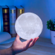 Настольная увлажнитель воздуха ночник 2в1 Луна 3D Moon Light 13 см / HA-178