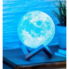 Настільний зволожувач повітря нічник 2в1 Місяць 3D Moon Light 13 см / HA-178