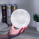 Настольная 3D лампа-ночник 2в1 увлажнитель воздуха Космос 3D Moon Light Серый