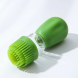 Скляна ємність-пляшечка диспенсер для олії з силіконовою щіткою 180мл Зелена (205)