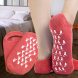 Увлажняющие гелевые косметические носочки для педикюра Spa Gel Socks Красные (205)