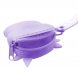 Силіконовий захисний 3D чохол для навушників AirPods Pro "Мила корівка" Фіолетовий (205)