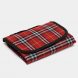 Водонепроницаемый переносной клетчатый коврик-сумка для пикника отдыха 150*180см Красный (ARSH)