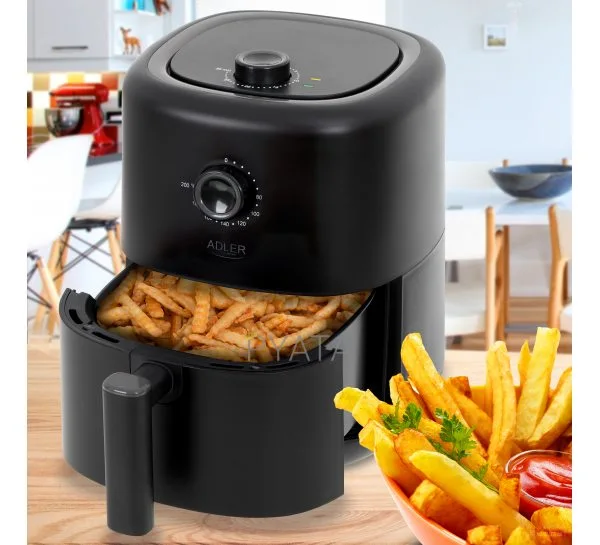 Домашня фритюрниця з таймером Crownberg CB 5541 1.5 л 1200Вт (В)