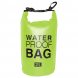 Водонепроницаемая герметичная сумка-мешок для вещей с лямкой через плечо Water Proof Bag 2л Зеленая