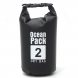 Водонепроникна герметична сумка-мішок для речей з лямкою через плече Ocen Pack 2л Чорна
