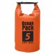Водонепроницаемая герметичная сумка-мешок для вещей с лямкой через плечо Ocen Pack 5л Оранжевая