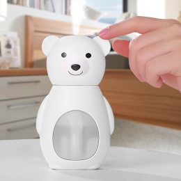 Настольный увлажнитель воздуха-аромадиффузор с подсветкой Humidifier Bear Белый (237)
