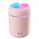 Ультразвуковий USB зволожувач повітря з RGB підсвічуванням H2O DQ-107 300мл Рожевий (237)