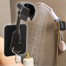 Настінний тримач-кронштейн на стіну для душу Shower Holder Чорний