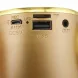 Беспроводной  портативный bluetooth караоке микрофон Wster WS-669 Золотой (252)
