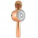 Бездротовий портативний bluetooth караоке мікрофон Wster WS-669 Рожевий (252)
