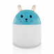 Ультразвуковой портативный увлажнитель воздуха-ночник 2в1 Humidifier Rabbit с LED подсветкой Голубой (205)