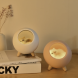 Детский портативный настольный ночник-светильник "Котик в домике" с регулировкой яркости Белый (624)