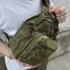 Нагрудна сумка через плече однолямковий рюкзак 6 л 28х18х13 см Molle Tactical Sling Bag Хакі (205)