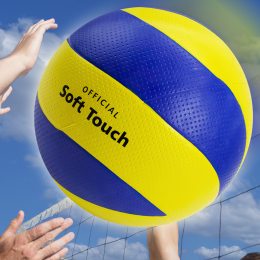 Гумовий волейбольний м'яч для командних ігрових видів спорту Soft Touch (Official ball)