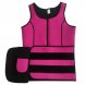 Женская спортивная утягивающая майка-жилет с эффектом сауны для похудения 2в1 Mungl Shuper Розовый S