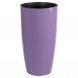 Двойной круглый напольный вазон "Альфа" 16х30 см Фиолетовый (DRK)