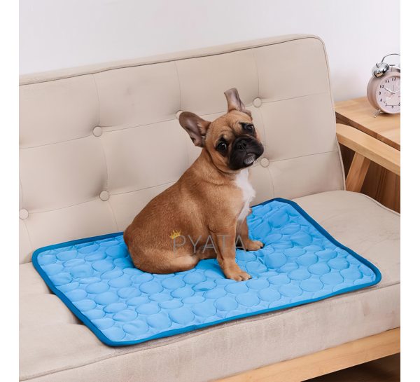 Дышащий коврик-подстилка для собак и кошек пеленки 43х46 см Голубой