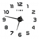 Настінні самоклеючі кварцові 3д годинник 120см ZH002 Чорний (205)